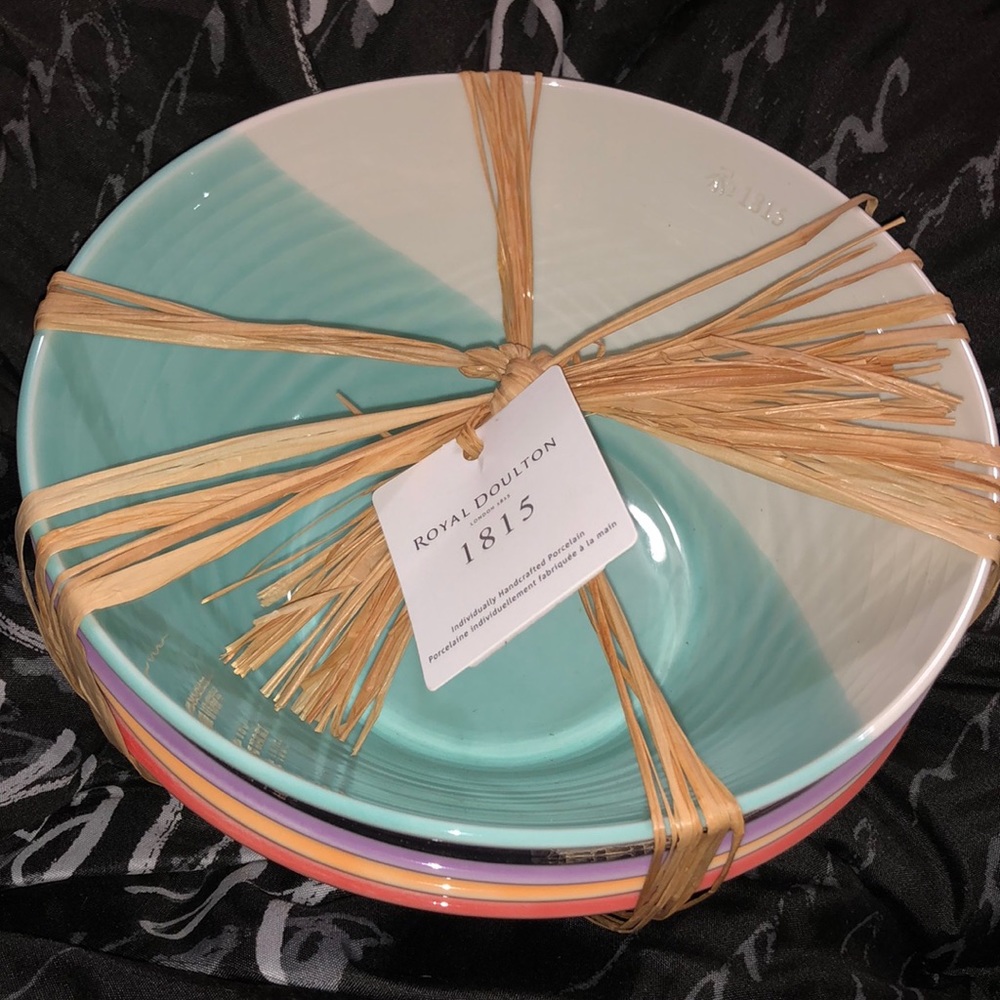 Royal Doulton 1815 Set of 4 Glass Bowls.